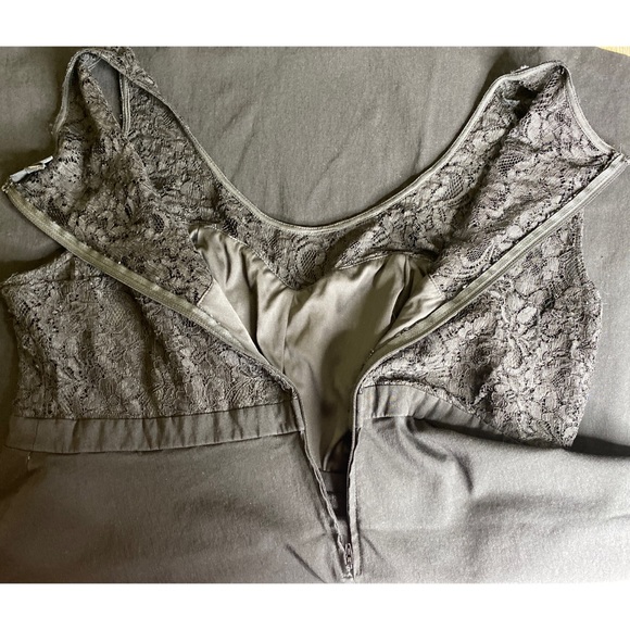 Torrid Black Dress Lace Bodice Solid - Picture 4 of 5